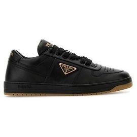 Prada Baskets en Cuir Downtown Noir