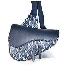 Dior Sac à dos avec diamant Bleu