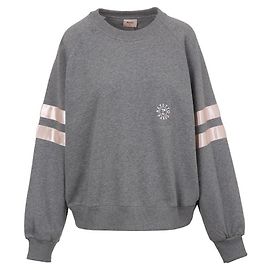 Repetto Moletom oversized em cetim com fita assinatura Marrom
