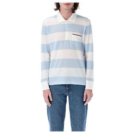 Thom Browne Polo a Righe Rugby a Maniche Lunghe Multicolore