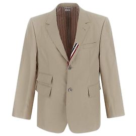 Thom Browne Typewriter Cross Jacke Orange