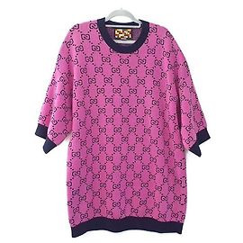 Gucci Rosa Strick mit Ärmeln Pink