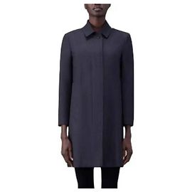 Thom Browne Super Twill Mantel Schwarz
