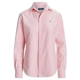 Ralph Lauren Oxford-Hemd mit gesticktem Pony-Logo Weiß