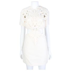 Valentino Couture Mini Kleid Weiß