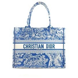 Dior Toile de Jouy Einkaufstasche Blau