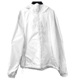 Louis Vuitton Reversible Nylon-Windbreaker mit Monogramm Weiß