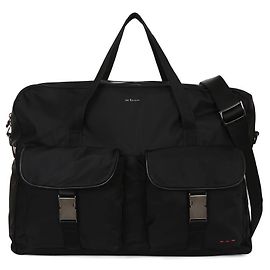 Kiton Nylon Reisetasche Schwarz
