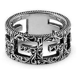 Gucci Ring Cube Silver Silvery