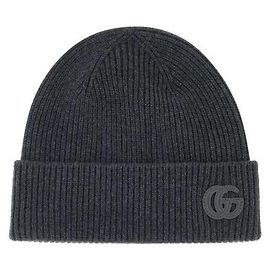Gucci Gorro de cashmere com patch Preto