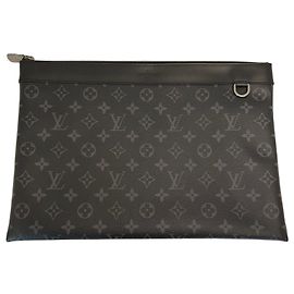 Louis Vuitton Pochette Clutch Schwarz