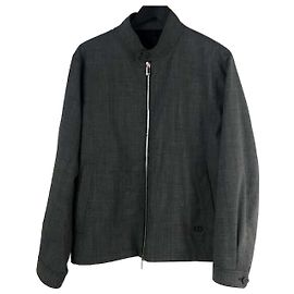 Dior Micro Houndstooth Harrington Blouson Jacket Black