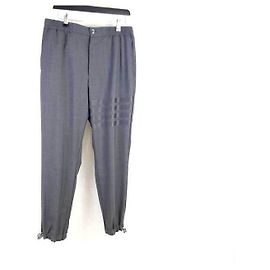Thom Browne Plain Weave Elastic Waist Track Pants Brown