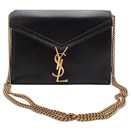 Saint Laurent Bolsa de Ombro Cassandra Chain Multicor