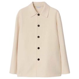 Burberry Einreiher aus Wolle Weiß