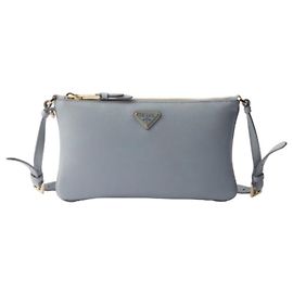 Prada Bolsa de ombro de couro Marrom
