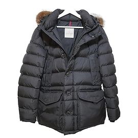 Moncler Cluny Down Padded Jacket Black
