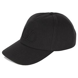 Valentino Baseballkappe mit gesticktem Logo BDL Schwarz