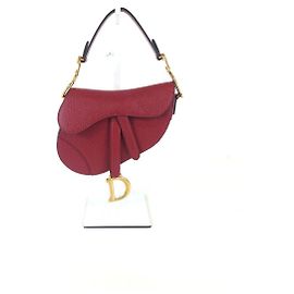 Dior Borsa a Spalla Saddleback Rosso
