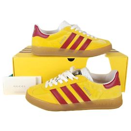 Gucci Baskets Adidas Gazelle Doré
