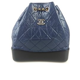 Chanel Mochila Gabrielle Azul