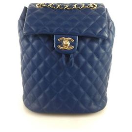 Chanel Urban Spirit Backpack Blue
