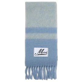 Marni Sciarpa in mohair a righe Blu