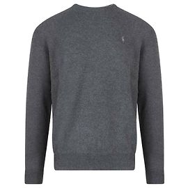 Ralph Lauren Bestickter Wollstrick mit Pony-Logo Braun