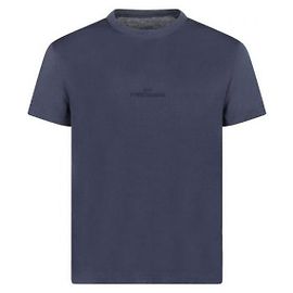Maison Martin Margiela Signature Stitch Reverse Logo Half Sleeve Blue