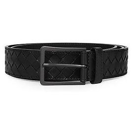 Bottega Veneta Belt Intrecciato VN Black
