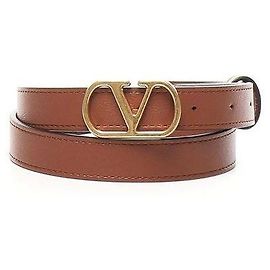 Valentino Logo Signature Gürtel Rot