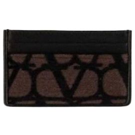 Valentino Twilly Iconograph Card Case Black