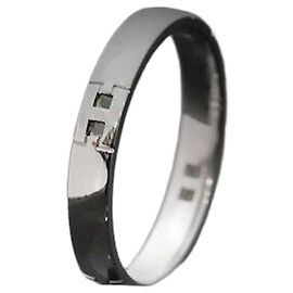 Hermès Hercules Ring Weißgold Größe Schwarz