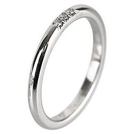 Tiffany & Co Forever Wedding Band Platinum Diamond Size Silvery