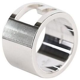 Gucci Logo Ring Silber Silber