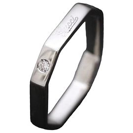 Gucci Octagonal White Gold Diamond Size White
