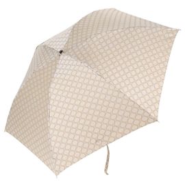 Céline CELINE Macadam Canvas Folding Umbrella Nylon Beige Auth am10997A Beige