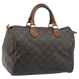 LOUIS VUITTON Sac à main Monogram Speedy 30 M41526 LV Auth BA11257 Monogramme