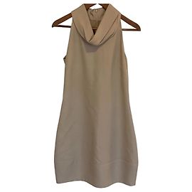 Vestido Burberry de algodón beige Beige