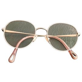 Occhiali da sole Chloé Oro e Acciaio Gold hardware