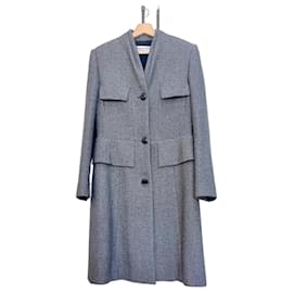 Dior Grey Wool Coat Grey