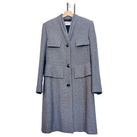 Dior Wollmantel grau Grau