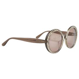 Óculos de sol Intrecciato Bottega Veneta Marrom