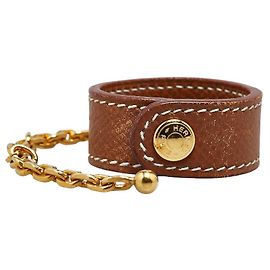 Handschuhhalter Hermès Nomade Courchevel Braun Bronze