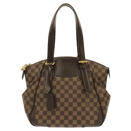Borsa a Spalla Louis Vuitton Damier Verona MM Damier ebene