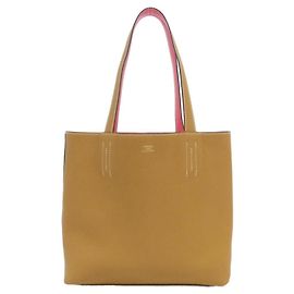 Bolsa Double Sens Hermès Marrom