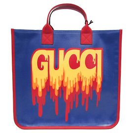 Gucci Kinderhandtasche 550763 Rot Blau Gelb