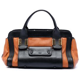 Sac à main Alice en cuir bicolore marron Chloé Marron