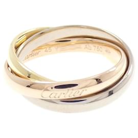 Cartier Trinity Kleine Ring Pink Weiß Gelb