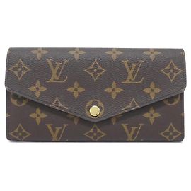 Portafoglio Sarah Monogram Louis Vuitton Marrone Monogramma